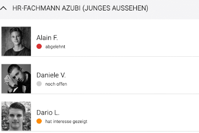 Models auswählen